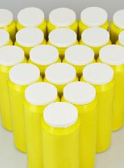 20 bougies de neuvaine Jaunes