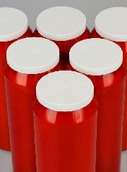 6 Bougies de Neuvaine Rouges