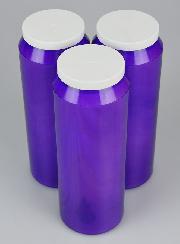 3 Bougies de Neuvaine Violettes