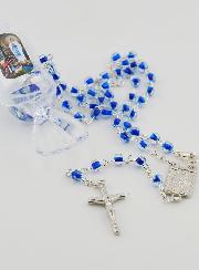 Chapelet en Perles Bleues Boite Bonbon Enfant