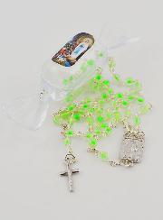 Chapelet en Perles Enfant Perles Vertes Boite Bonbon