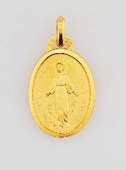 Médaille Miraculeuse Plaqué Or 20mm