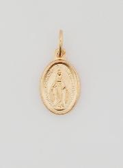 Médaille Miraculeuse Plaqué Or 13mm
