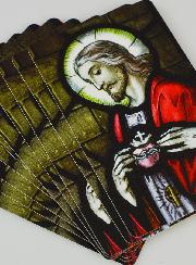 Lot de 10 Cartes de Prières Coeur Sacré de Jésus