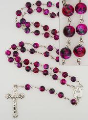 Chapelet Enfant en Pierre de Nacre Rose