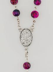 Chapelet Enfant en Pierre de Nacre Rose