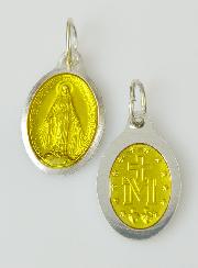 Médaille Miraculeuse Jaune - 19mm