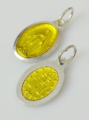 Médaille Miraculeuse Jaune - 19mm