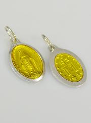 Médaille Miraculeuse Jaune - 19mm