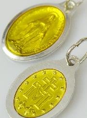 Médaille Miraculeuse Jaune - 19mm