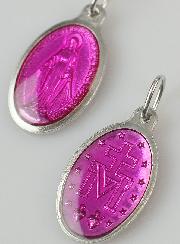 Médaille Miraculeuse Rose - 19mm