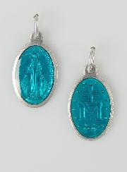 Médaille Miraculeuse Bleu Turquoise - 19mm