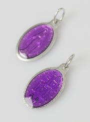 Médaille Miraculeuse Violette - 19mm