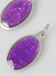 Médaille Miraculeuse Violette - 19mm