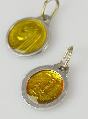 Médaille Vierge Marie - Jaune