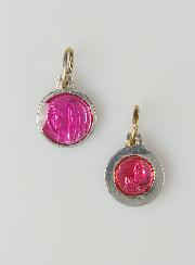 Médaille Vierge Marie - Rose Fushia