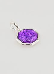 Médaille Notre Dame de Lourdes 11mm - Violet