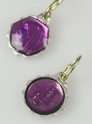 Médaille Vierge Marie 8mm - Violet