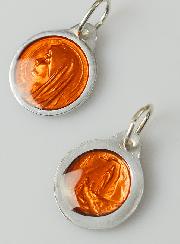 Médaille Vierge Marie 11mm - Couleur Orange