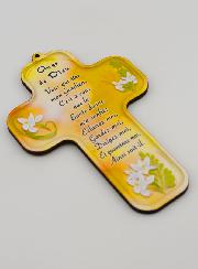 Croix en Bois Enfant Prière à notre Ange-Gardien