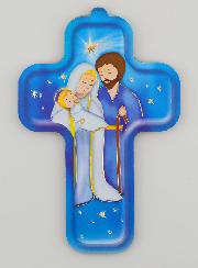 Croix en Bois Enfant - Sainte Famille