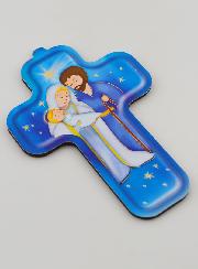 Croix en Bois Enfant - Sainte Famille