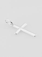 Pendentif Enfant Croix du Christ - Argent Massif 18mm