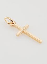 Pendentif Croix Fine - Plaqué Or