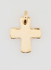 Pendentif Croix Carrée en Plaqué Or - 16mm