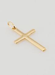 Pendentif Grande Croix en Plaqué Or