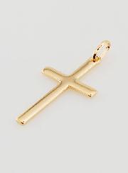 Pendentif Grande Croix en Plaqué Or