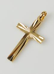 Pendentif Croix Lumière du Christ - Plaqué Or