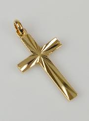 Pendentif Croix Lumière du Christ - Plaqué Or