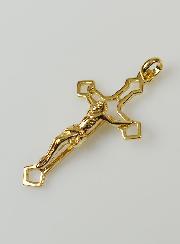 Pendentif Croix Ajourée - Plaqué Or