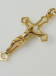 Pendentif Croix Ajourée - Plaqué Or