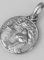 Médaille Sainte Rita en Argent Massif - 14mm