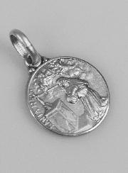 Médaille Sainte Rita en Argent Massif - 14mm