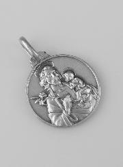 Médaille Saint Joseph en Argent Massif - 16mm