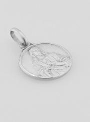 Médaille Sacré Coeur de Jésus en Argent Massif - 14mm