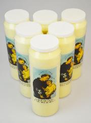 Lot de 6 Bougies de Neuvaine Saint Antoine