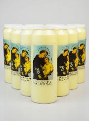 Lot de 10 Bougies de Neuvaine Saint Antoine