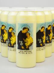 Lot de 10 Bougies de Neuvaine Saint Antoine