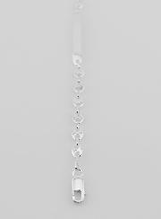 Gourmette Argent 19cm - Grain de Café 6mm