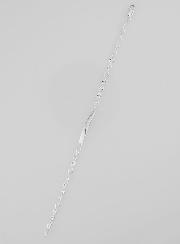 Gourmette en Argent - Maille Grain de Café 4mm