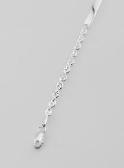 Gourmette en Argent - Maille Grain de Café 4mm