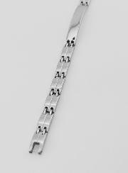 Bracelet Homme Gourmette Fashion en Acier