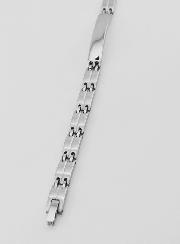 Bracelet Homme Gourmette Fashion en Acier