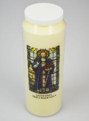 Bougie de Neuvaine à Saint Paul - 17.5cm