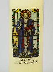 Bougie de Neuvaine à Saint Paul - 17.5cm