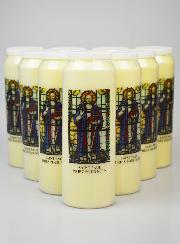 Lot de 10 Bougies de Neuvaine Saint Paul